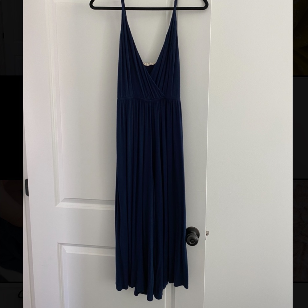 Navy blue jumpsuit